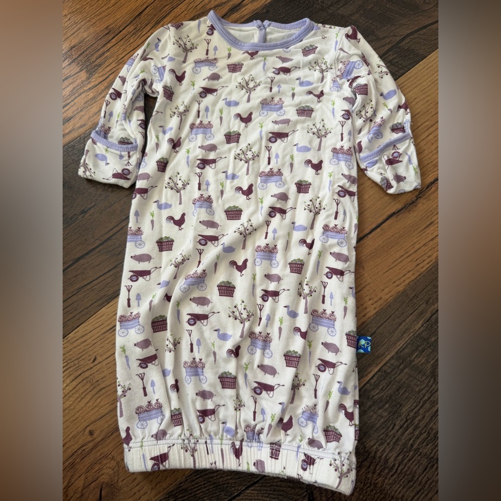 Kickee pants farm theme gown